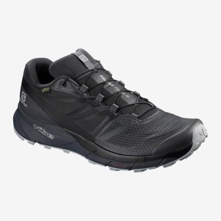 Salomon SENSE RIDE 2 GTX INVISIBLE FIT Mens Trail Running Shoes Black | Salomon South Africa